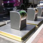 Contenedor carga por pluma compacto